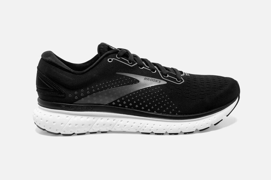 Brooks Glycerin 18 Road Loopschoenen Heren - Zwart/Wit - 047625DGN